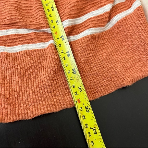 Madewell Orange Stripe Ryder Cardigan - Picture 10 of 11